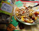 Foto del paso 4 de la receta: Postre saludable con duraznos, avena, maní, coco y algo más (2)