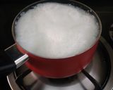 A picture of step 1 of Bread and Paneer rasmalai.