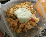 Foto del paso 3 de la receta: Ensaladilla de garbanzos y "mahonesa de aguacate"
