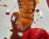 Foto del paso 3 de la receta: Sashimi de salmón con salsa de granada