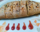 स्टफ्ड चिझी गार्लिक ब्रेड (stuffed chilli garlic bread recipe in marathi) रेसिपी स्टेप 7 फोटो 