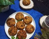 A picture of step 6 of Leftover Rice Cutlet / patties.