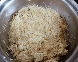 A picture of step 1 of Maharashtrian Sweet Potato Upma.(Ratalyacha kees).
