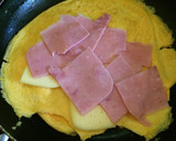 Foto del paso 5 de la receta: Omellete a la francesa jamón y 🧀 queso