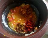 A picture of step 1 of Aloo Matar (Potato-Peas Curry).