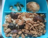 Foto langkah ke 6 dari resep Nasi tim ayam ricecooker.