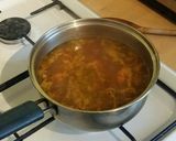 A picture of step 4 of Vickys Curried Split Pea Soup, GF DF EF SF NF.