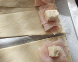 Foto del paso 1 de la receta: Minicroissants de jamón y de jamón dulce con queso (AirFryer)