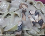 Foto del paso 6 de la receta: Fetuccini de espinacas con salsa de setas