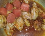 A picture of step 3 of Three Spices Arvi And Chicken Gravy.