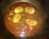 A picture of step 4 of Egg Curry.