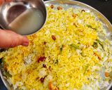 A picture of step 5 of Lemon Rice. (Chitranna).