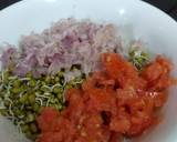 Sprout moong salad रेसिपी चरण 1 फोटो