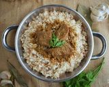 صورة لخطوة 1 من وصفة لحمه مشوحه بالثوم