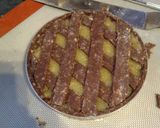 Une image de l'étape 6 de Tourte de linz (compote et confiture).