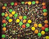 Foto langkah ke 9 dari resep Cake pandan coklat.