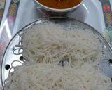 A picture of step 7 of Idiyappam (String Hopper).