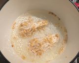 A picture of step 5 of Crispy Fried Gochujang Enoki Mushrooms.