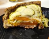 Foto del paso 6 de la receta: Tarta de zucchini y calabaza con harina de garbanzo y trigo sarraceno
