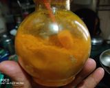 A picture of step 1 of Turmeric milk.