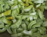 A picture of step 2 of Snake Gourd Dry Sabji.