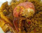 Foto del paso 7 de la receta: Paella de galeras y calamar de anzuelo