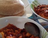 Gambar langkah 7 resipi Shakshuka suka hati💖💖.