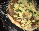 A picture of step 6 of Homemade nigerian pizza.