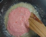 A picture of step 2 of Kabuli chana with poory achar.
