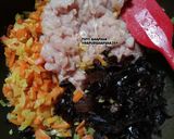 Foto langkah ke 3 dari resep Schotel Ayam Jamur Kuping Macaroni.
