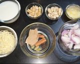 A picture of step 1 of Kaju khoya (Light and simple).