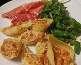 Une image de l'étape 3 de Conchiglionis farcis mascarpone tomates séchées.