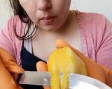 Foto del paso 1 de la receta: Jugo de papayas y papayas a la crema