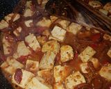 A picture of step 1 of Tofu/awara sauce.