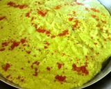A picture of step 4 of Green Moong Dhokla.