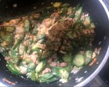 รูปขั้นตอนการทำที่ 3 ของ กระเจี๊ยบผัดไข่หมูสับ