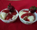 A picture of step 2 of Strawberry ice cream.