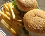 Foto del paso 15 de la receta: Sánguche/Sándwich de pollo al limón con papas fritas