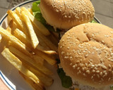 Foto del paso 15 de la receta: Sánguche/Sándwich de pollo al limón con papas fritas