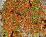 A picture of step 5 of Carrot Green beans poriyal.