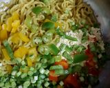 A picture of step 3 of Maggi Potato Omlette.