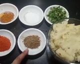 A picture of step 1 of Alu boonday.