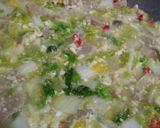 Foto langkah ke 7 dari resep Sayur Sawi Putih pakai Telur + Baso ANTI GAGAL.