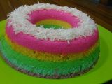 Rainbow Cake Kukus Ekonomis