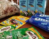 Puding Oreo Mix Milo langkah memasak 1 foto