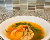 Hình bước làm 4 của món TOM YUM rau muống (canh chua thái phiên bản việt)