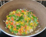 A picture of step 4 of Fried brown rice.