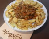 عکس مرحله 1 از دستور خوراک گوشت و قارچ