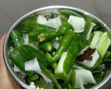 A picture of step 3 of Amla Spring Onion Dip.