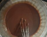 A picture of step 1 of Bourbon biscuits cake.